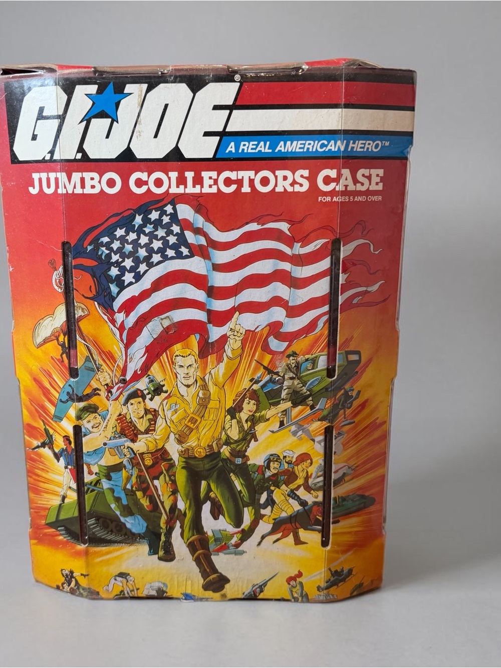 Vintage 1985 G.I. Joe A Real American Hero Jumbo Collectors Case
